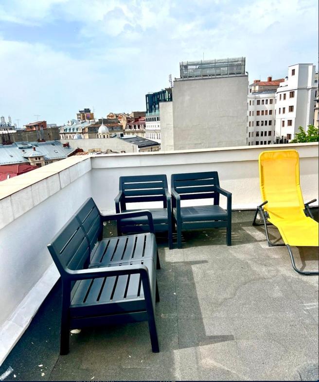 Rooftop Apartment Street Doamnei Bukarest Exterior foto